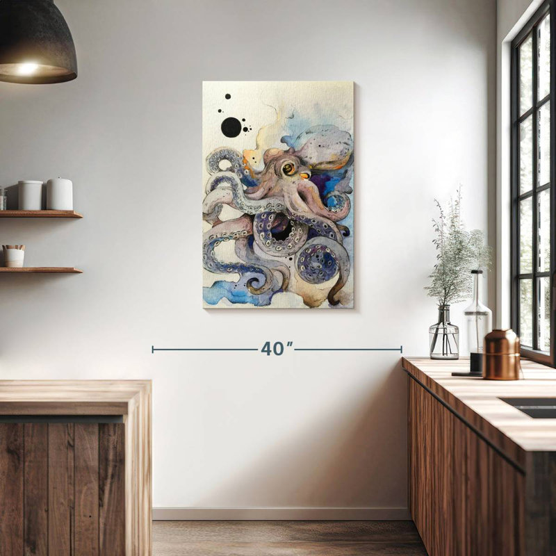 Brampt Dreamy Octopus, 36" H x 24" W