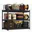 Étagère de cuisine robuste en acier au carbone à 3 niveaux - Étagère réglable - l 60 po x P 18 po x H 36 po - Capacité de 1500 lb - Organisateur utilitaire en métal pour le changement de position du garde-manger, du garage et de l'entrepôt