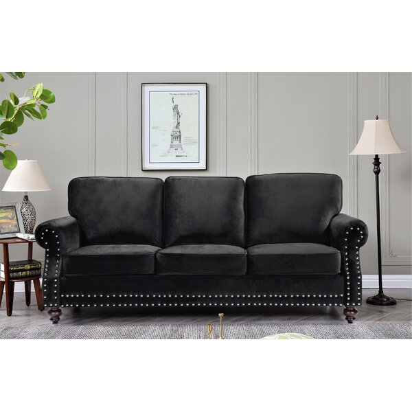 Willa Arlo Interiors Anibar 85.04'' Upholstered Sofa & Reviews | Wayfair