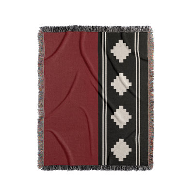 Ector South Western Cotton Blend Blanket Throw