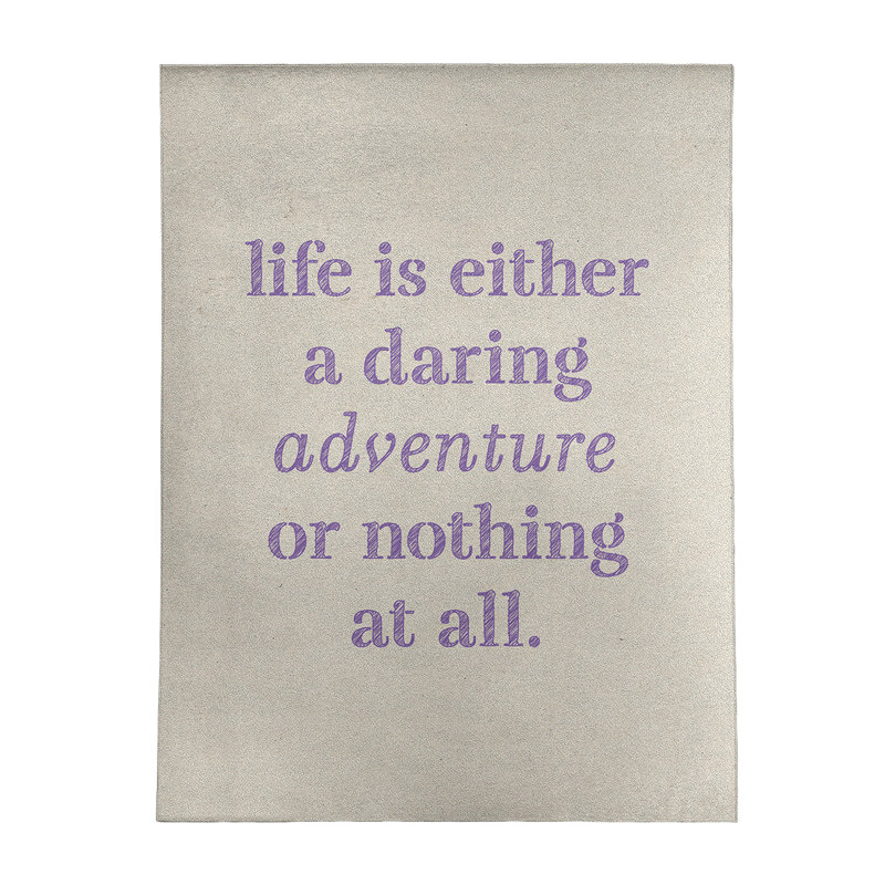 Tapis en poly-citation "life life", Rectangle 5 pi x 7 pi