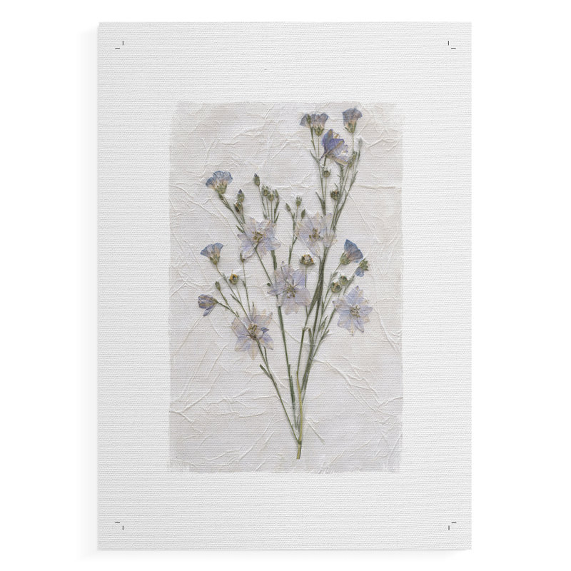 Découpage floral II - Impression sur toile seulement - NON CADRE, H 36 po x l 24 po