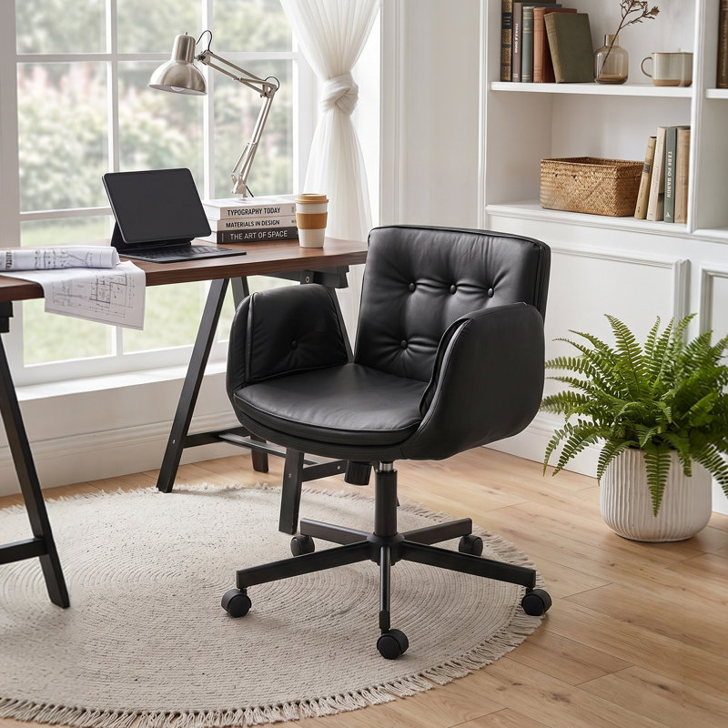 17 Stories Office Chair, Black