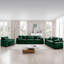 Canapé modulaire surdimensionné confortable 3 pièces, un canapé simple, un canapé 2 places et un canapé 3 places, canapé à assise profonde en velours côtelé
