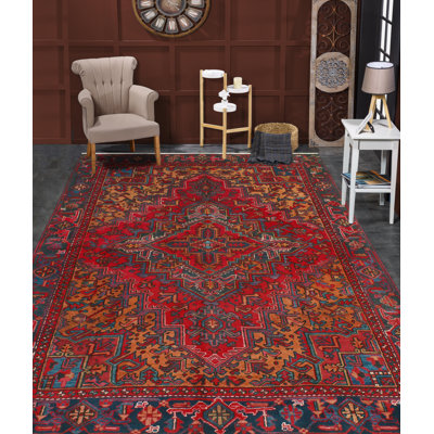 Alashia One-of-a-Kind 6'1" X 8'2" 1980s Wool Area Rug Charcoal