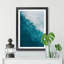 Ocean Droplets in Abstract - Framed Print-48306992-86304957