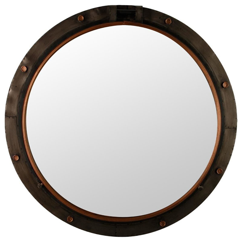 Halen Metal Flat Wall Mirror