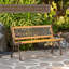 Banc de parc extérieur en bois Celia