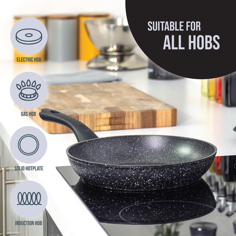 Aluminum Non-Stick Frying Pan Set, 24 cm