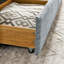 Lit de jour avec couchette rembourrée et capitonnée, avec deux tiroirs, grand lit, tissu Boucle (88 po x 65,5 po x 29,5 po)-1618792736