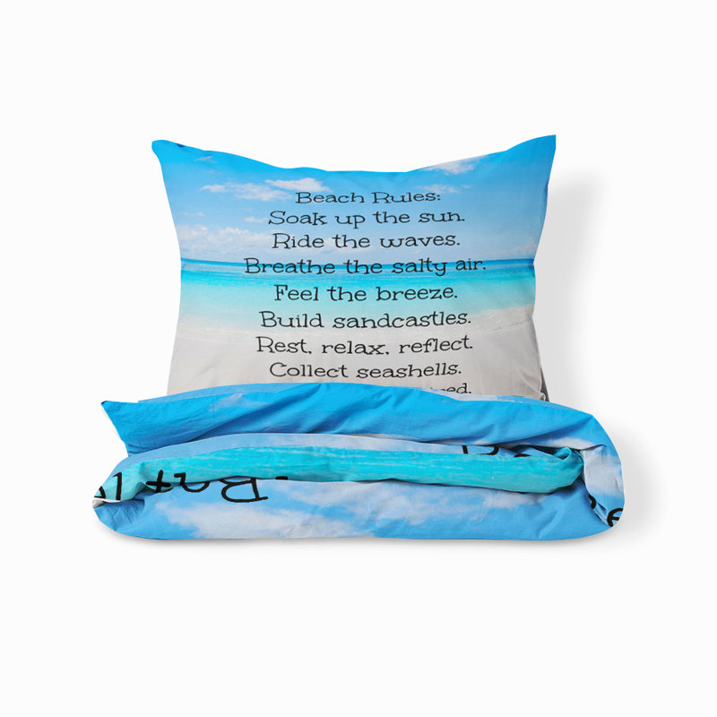 Polyester Duvet Cover, King Duvet Cover + 2 Shams