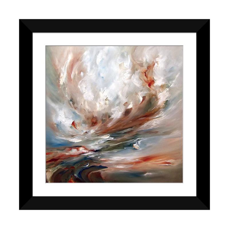 «The Flight», reproduction d'art sur toile tendue, H 16 po x l 16 po x P 1 po, Toile tendue, Blanc