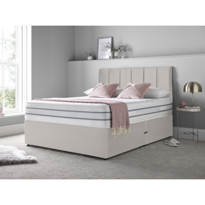 Kuhle Upholstered Bed with Mattress