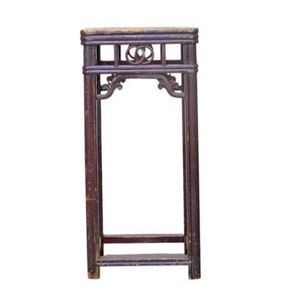 19th Century Chinese Elm Pedestal Table