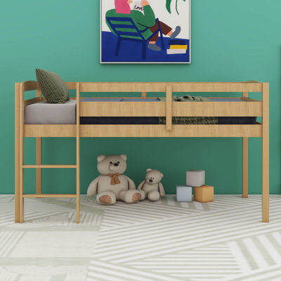 Lit mezzanine simple Haralampie, pour enfants