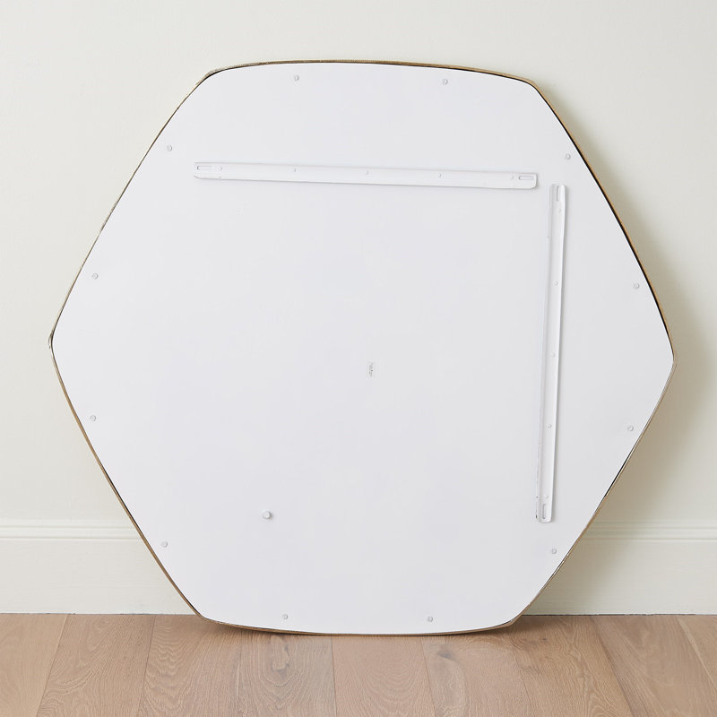 Hexagon Aluminium Mirror
