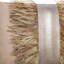 Velvet Lumbar Pillow w/ Feather Trim-663441242