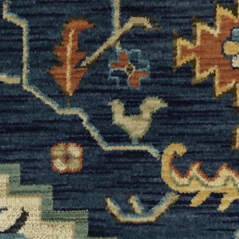 Oriental Indoor Rug, Rectangle 3'3" x 5'