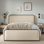 Lit plateforme tapissier