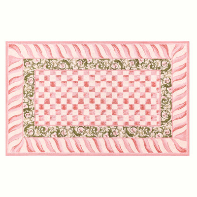 Rosy Check Rug