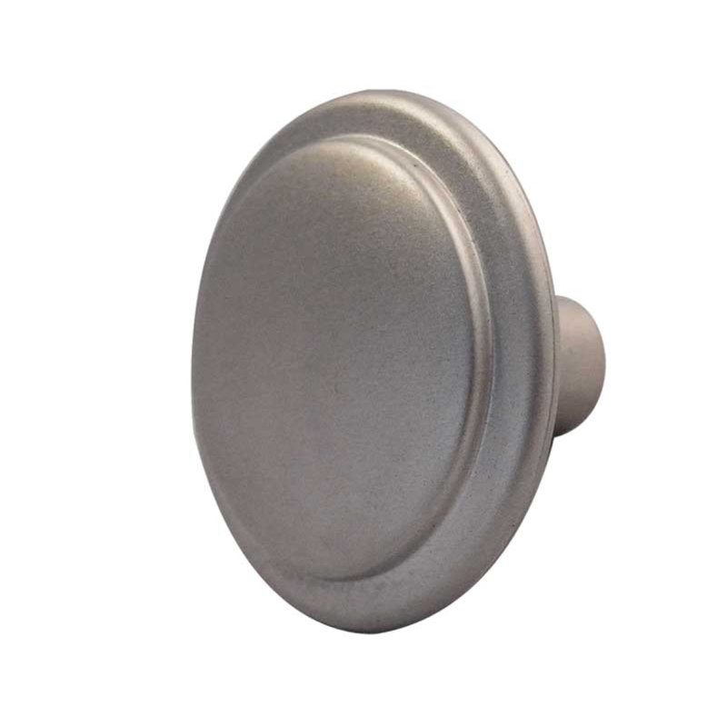 Strambi 30mm Diameter Mushroom Knob, Satin Nickel