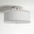 Berthine Linen Blend Semi Flush Mount-881118273