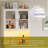 LED Coffee Bar Cabinet with Storage and Glass Holder
