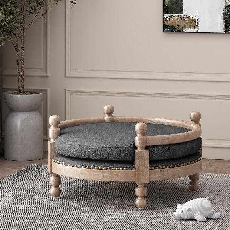 Lit pour chien Luxury Vintage, 28.75, Brun