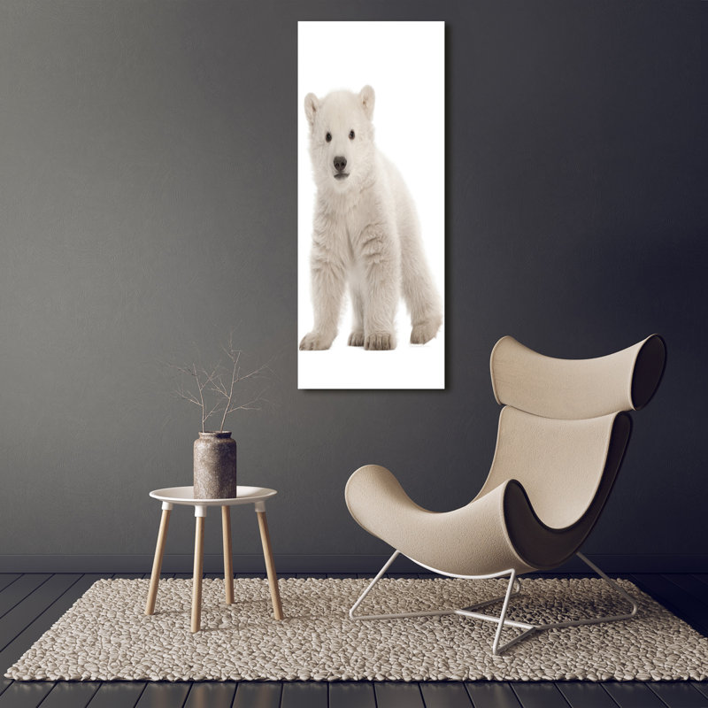 A Polar Bear - Wrapped Canvas Print