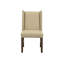 Chaise de salle à manger Earlwood en cuir véritable rembourrée-1764931174