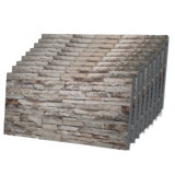 3D Wall Panels, Natural Brick Effect Styrofoam 20" x 40" Wall Paneling (9-pack) (Set of 9) Covers 48 sq ft