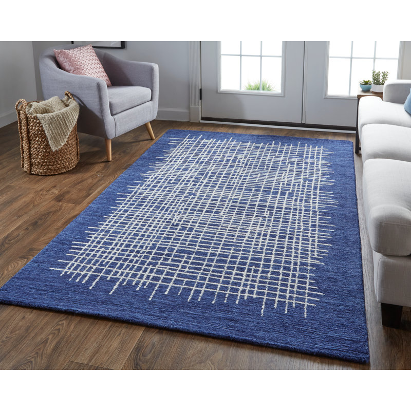 Joetta Wool Plaid Indoor Rug