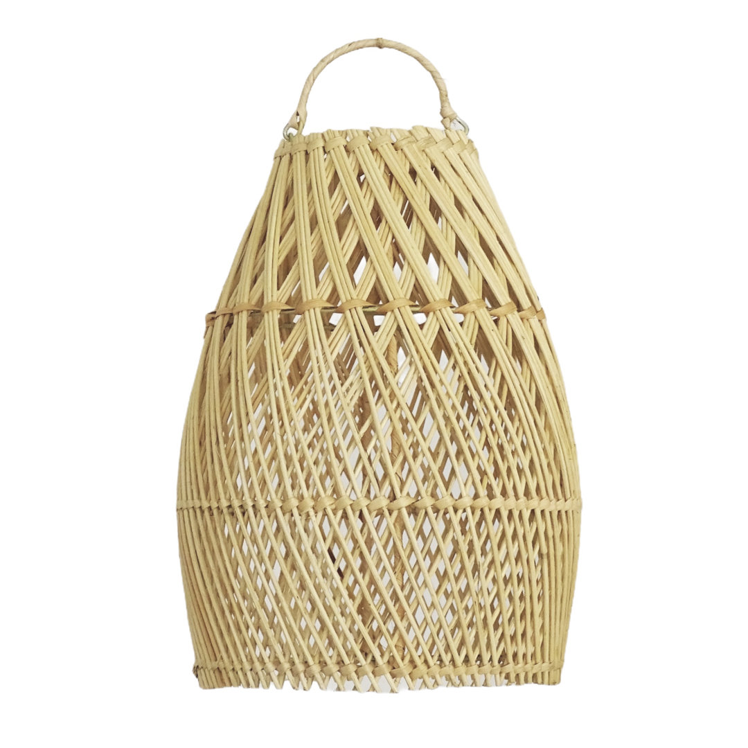 24 cm Lampenschirm Ayana aus Rattan