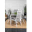 Jayesh 6 - Person Patio Dining Set Extendable Rectangular Table-2104089893-2104089892