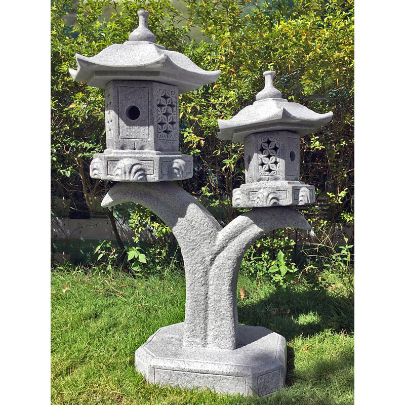 Double Cantilever Pagoda, White Granite