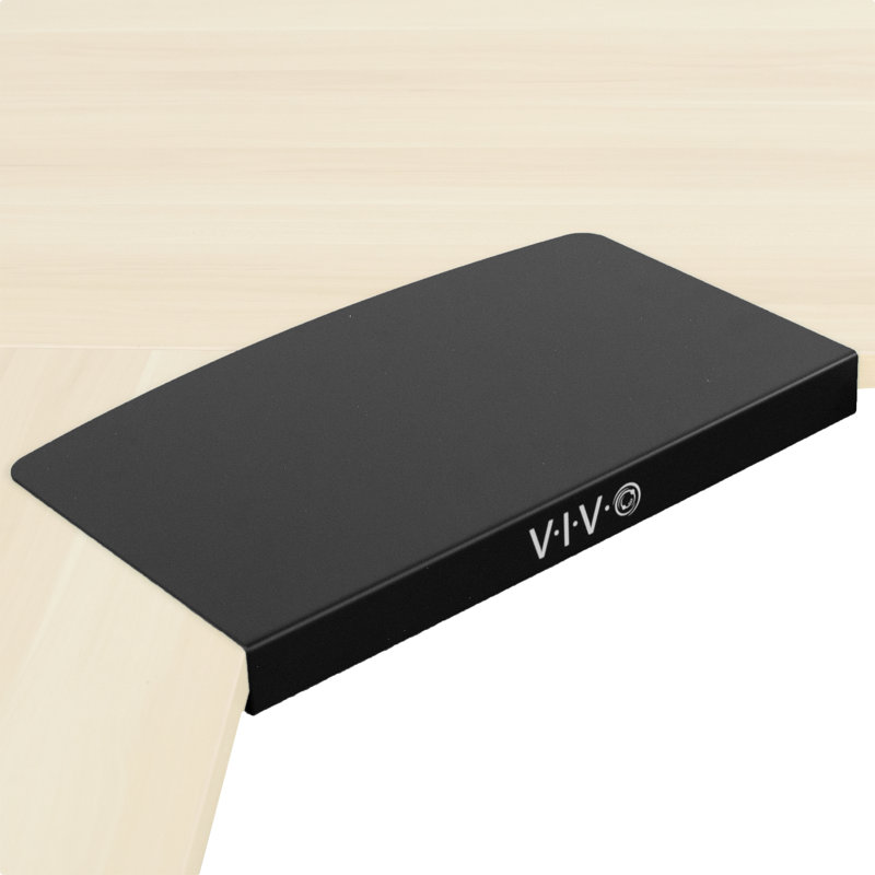 1.8" H x 16.8" W Desk Bridge and Connector, Black