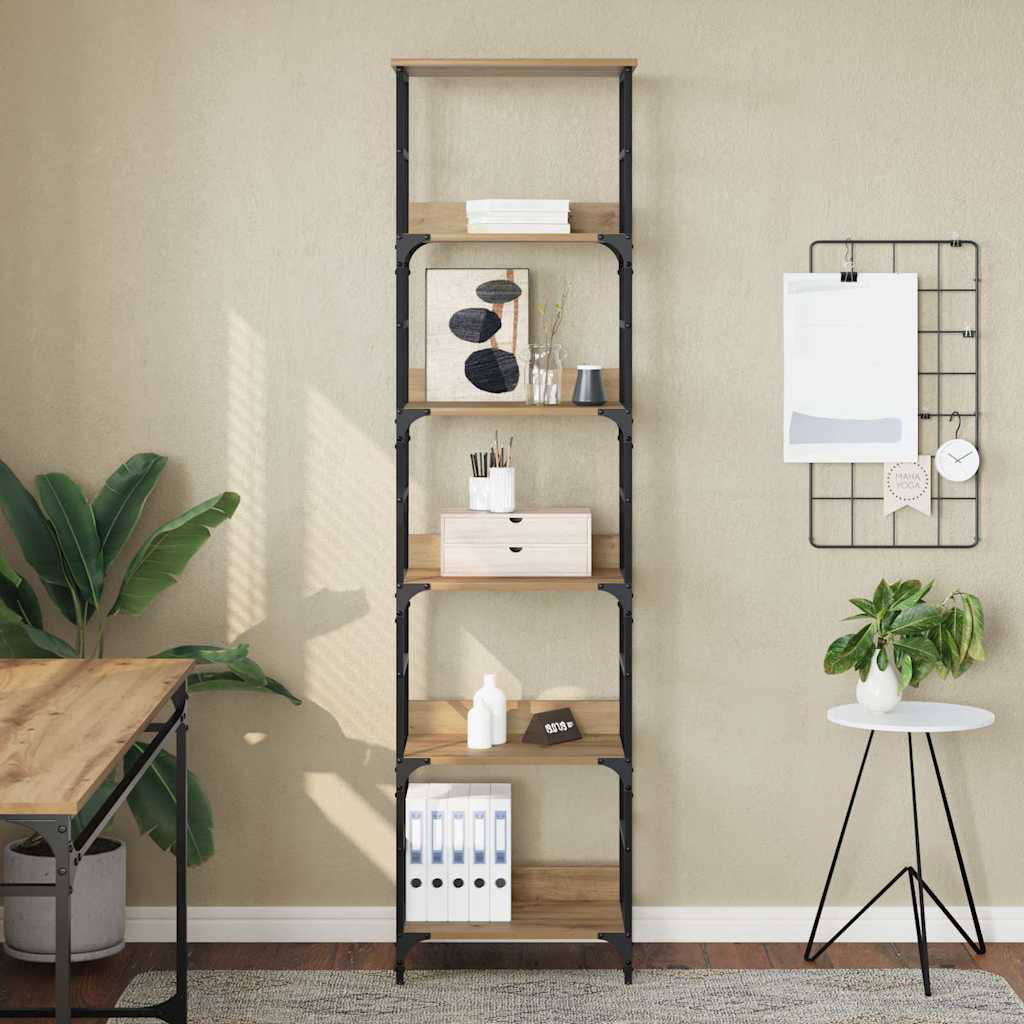 50cm W Metal Etagere Bookcase