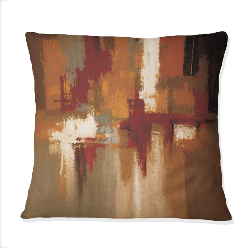 Coussin chocolat à l'horizon III