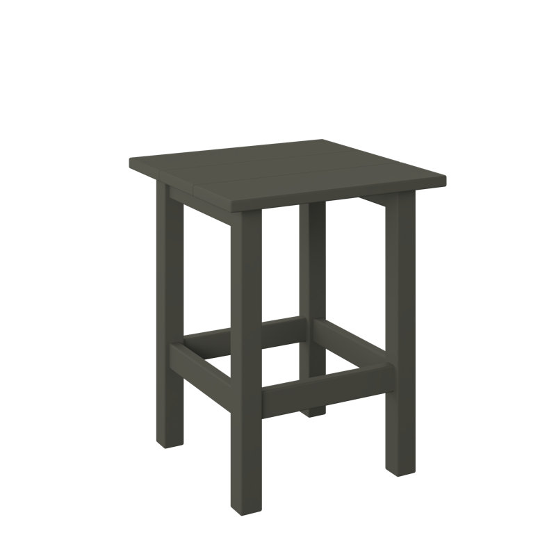  Table de bout ovale blanche, Blanc, H 20 po x l 19 po x P 16 po, Blanc