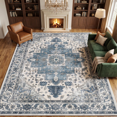Tapis d'intérieur antidérapant lavable à la machine