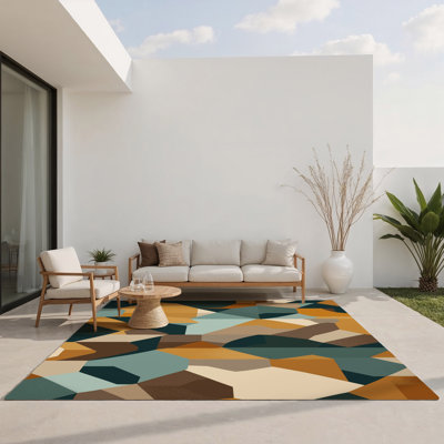 Tapis intérieur et extérieur Cubic Plateaus