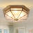 Vintage Frosted Lampshade Ceiling Light For Dining Room Corridor