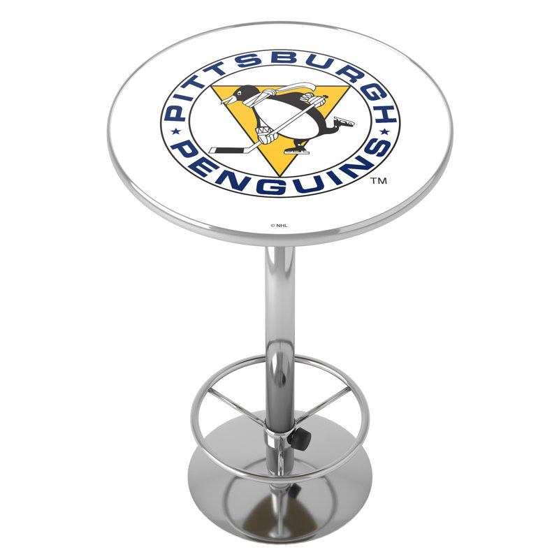 Table de bar avec repose-pieds Pittsburgh Penguins