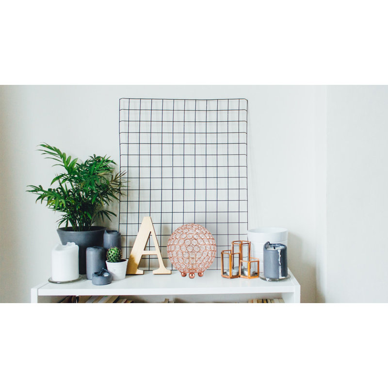 Burholme Metal Globe Lamp, Rose Gold