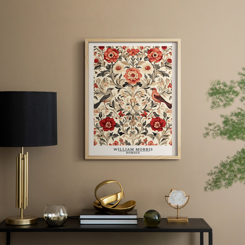 Reproduction encadrée de la série Lxxxxxxxxxxxxxxxxxxx de Luxe de la série LOR - bois massif, Natural, H 30 po x l 24 po