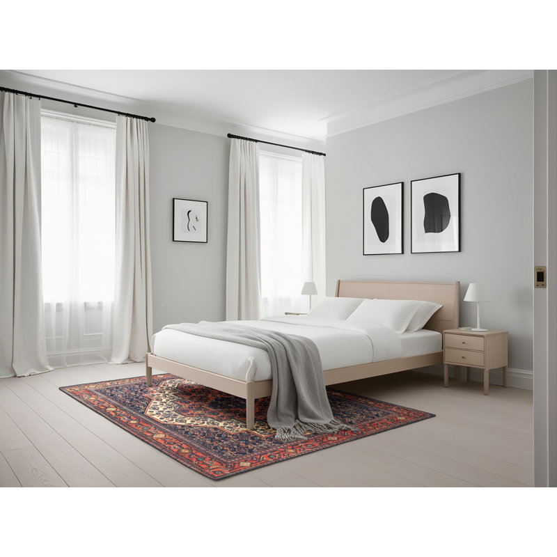 Tapis bleu Southwestern, Rectangle 5 pi x 7 pi