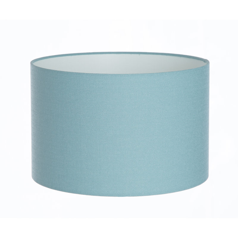 Linen Drum Lamp Shade ( Screw On ), Shell Pink, 28cm H x 45cm W x 45cm D
