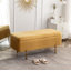 Banc de rangement rembourré en velours Miajah-251652345