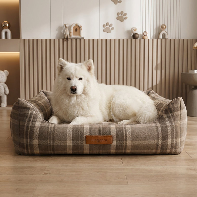 Lit pour chien beige Beige, 22.8" W
