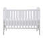 Coleby Mini Cot Bed and Fibre Mattress - White